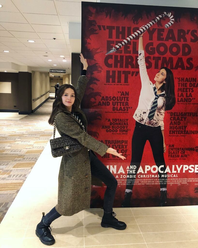 Ella Hunt with Anna And The Apocalypse's poster