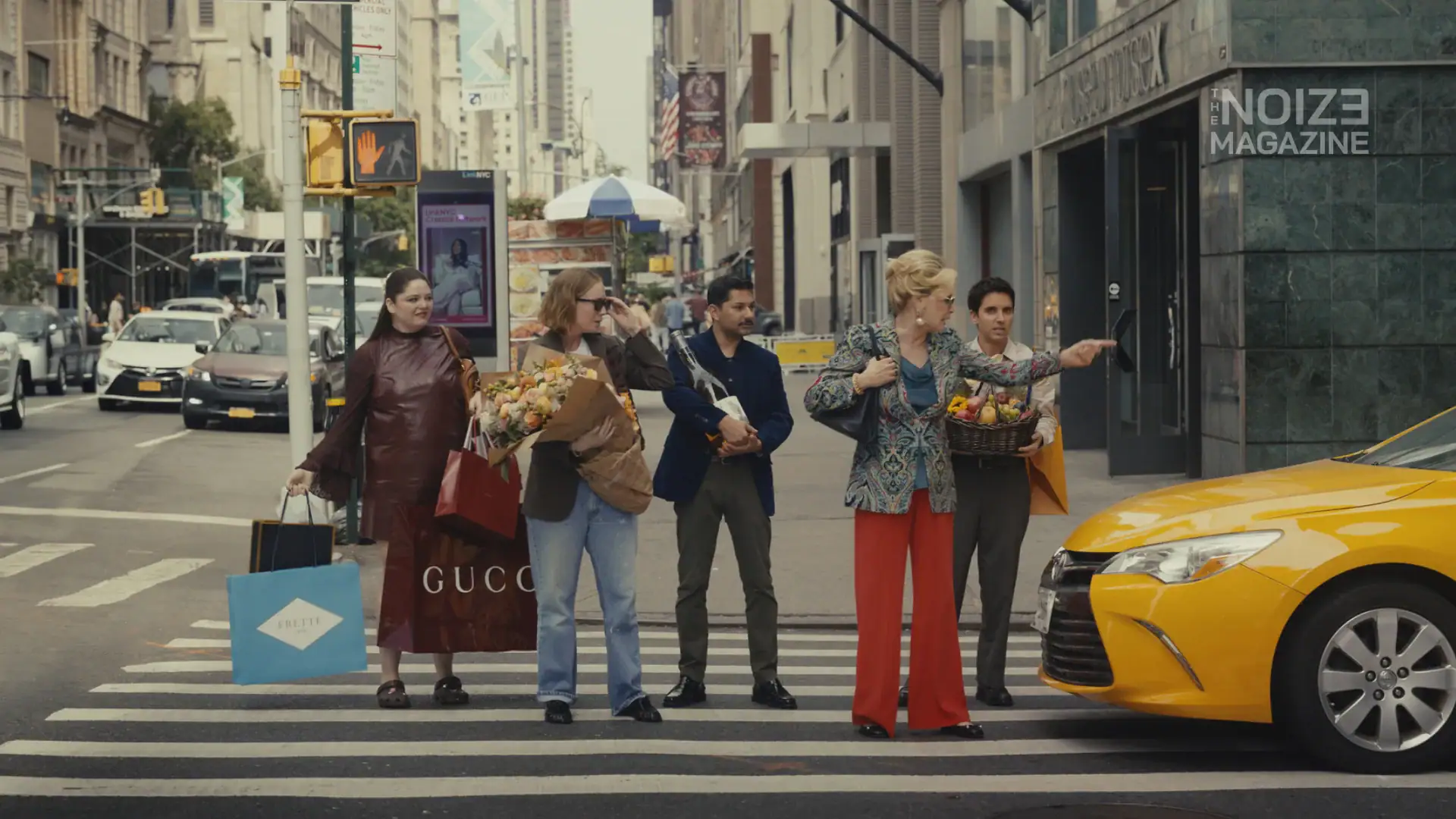 Megan Stalter, Hannah Einbinder, Mark Indelicato, Jean Smart, Paul W. Downs - Hacks season 5 - Photograph by Courtesy of HBO Max