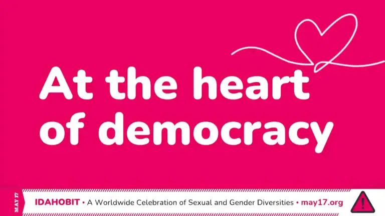 IDAHOBIT 2026 - At The Heart of Democracy