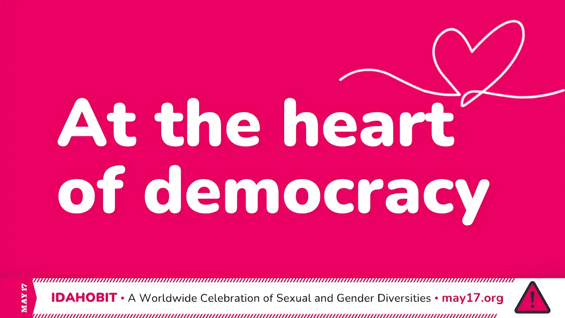 IDAHOBIT 2026 - At The Heart of Democracy